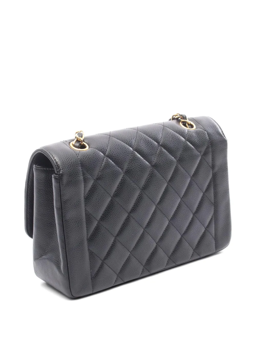 CHANEL Pre-Owned 1994-1996 Diana matelasse shoulder bag - Black