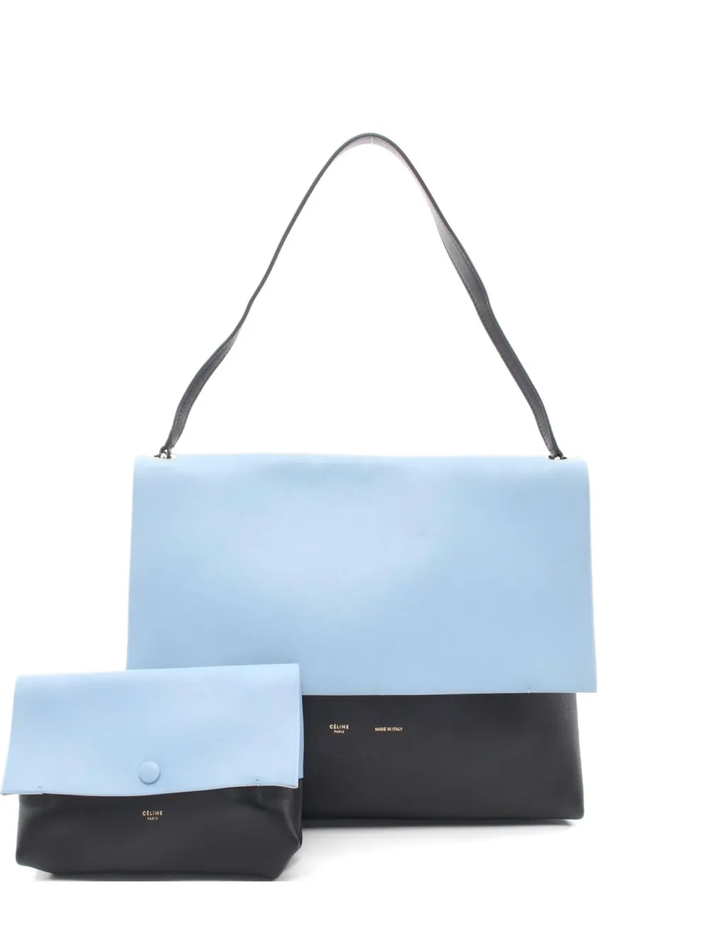 Celine Pre-Owned 2000s All Soft shoulder bag - Blu