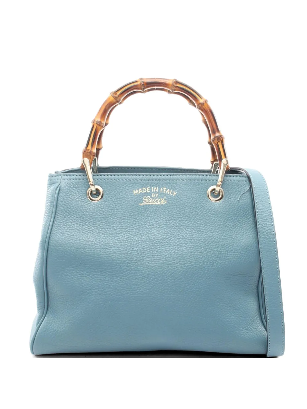 Gucci Pre-Owned 2000s small Bamboo Shopper tote bag - Blu