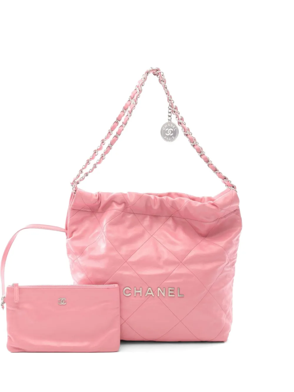 CHANEL Pre-Owned 2021 22 chain shoulder bag - Rosa