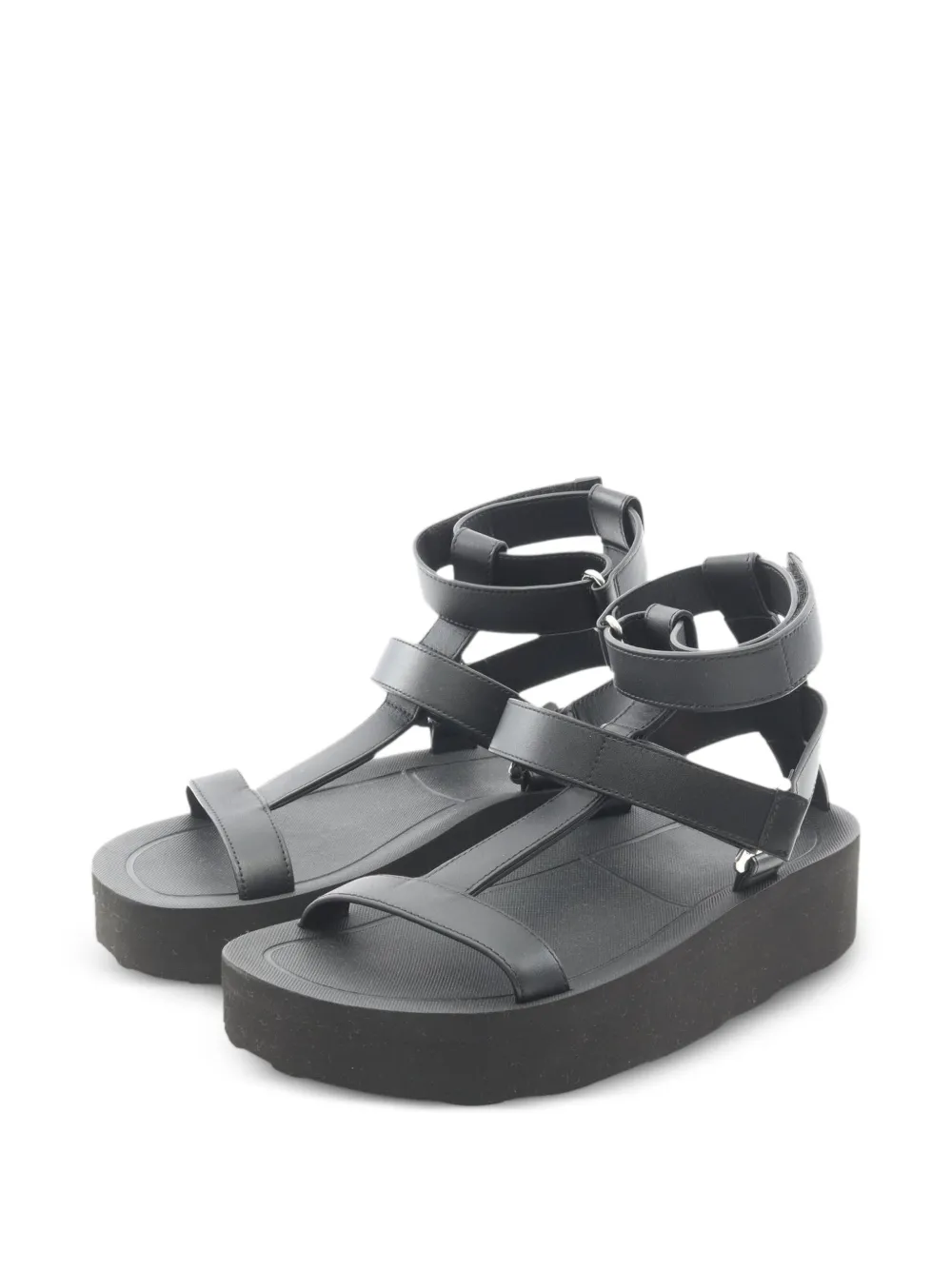 Hermès Pre-Owned Enid buckle sandals - Schwarz