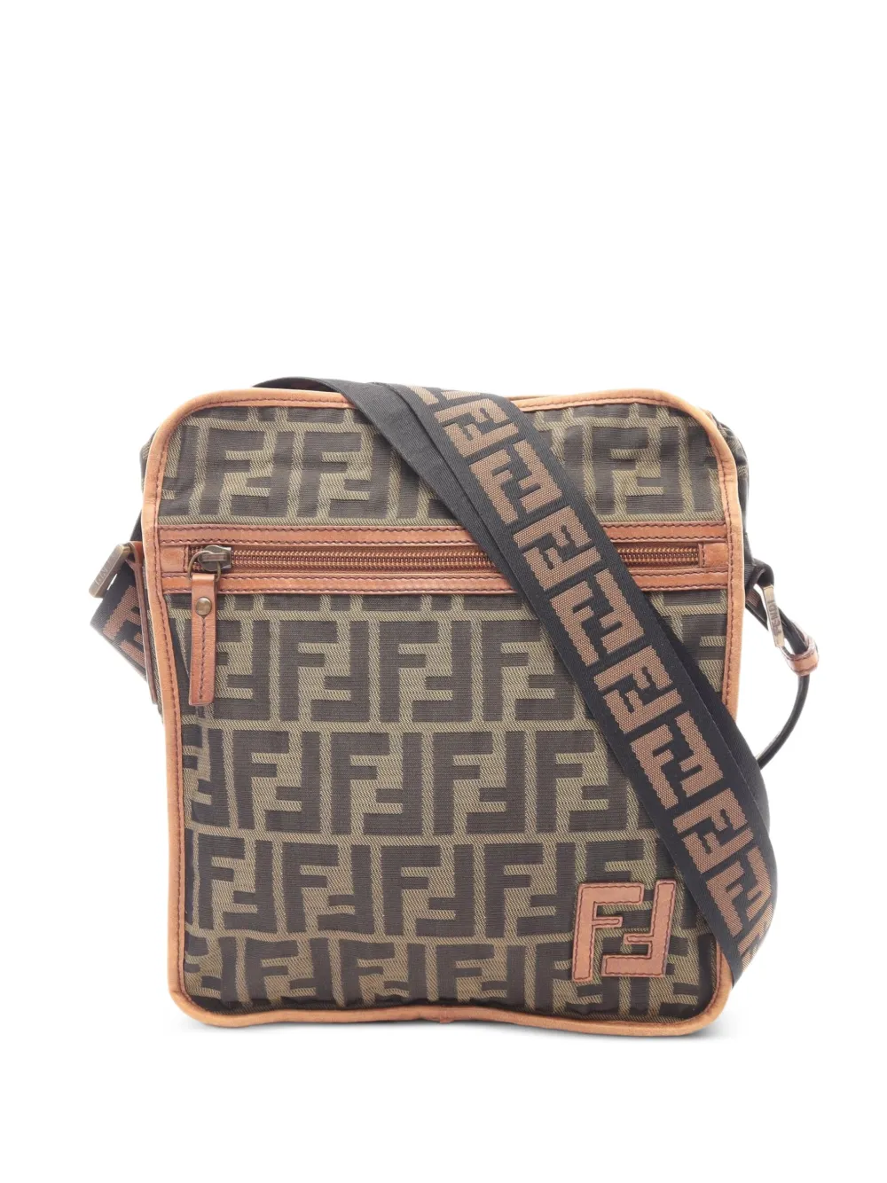 Fendi Pre-Owned 2000s Zucca shoulder bag - Marrone