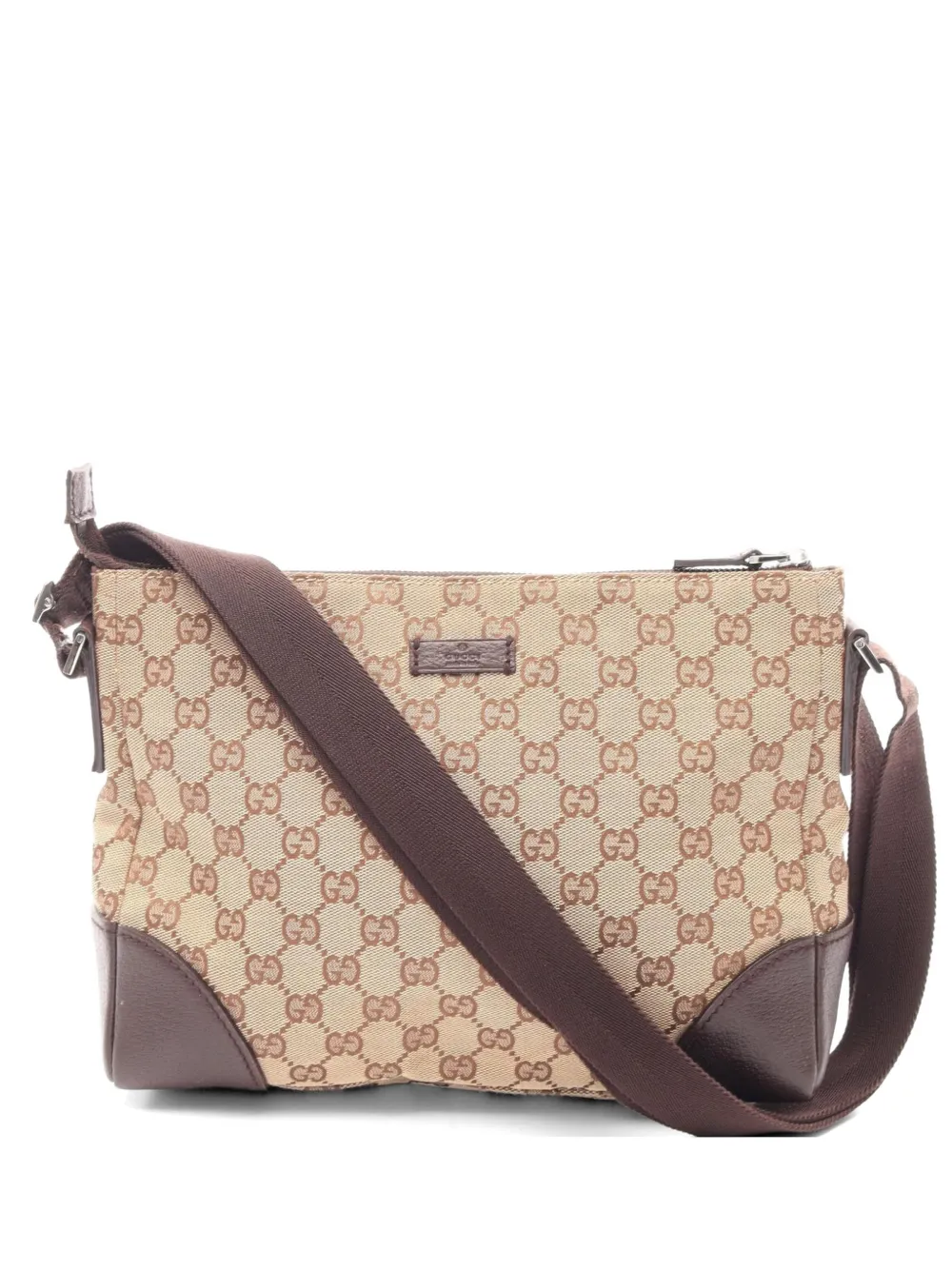 Gucci Pre-Owned 2000s GG canvas cross body bag - Toni neutri