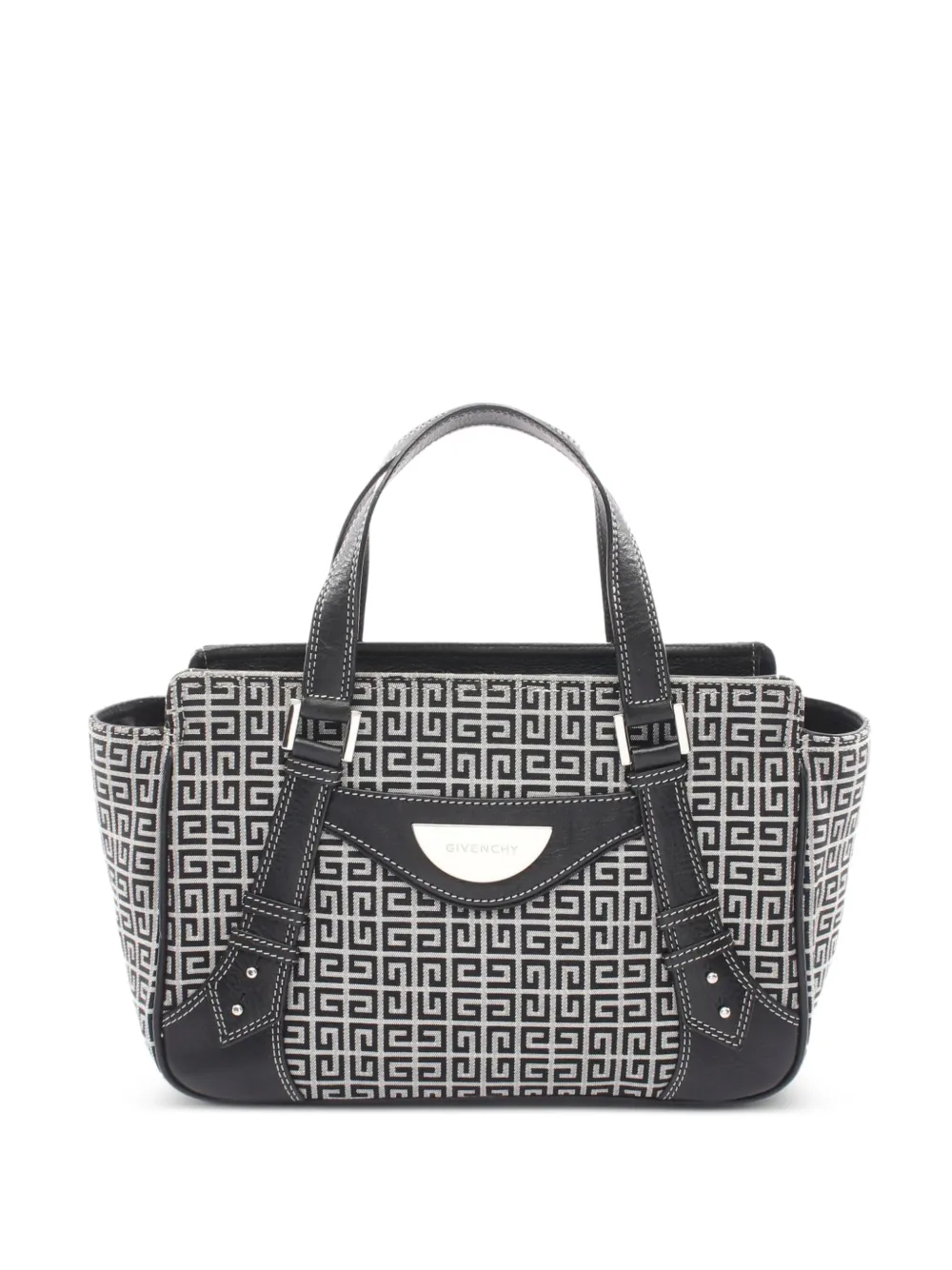 Givenchy Pre-Owned 2000s 4G monogram handbag - Nero