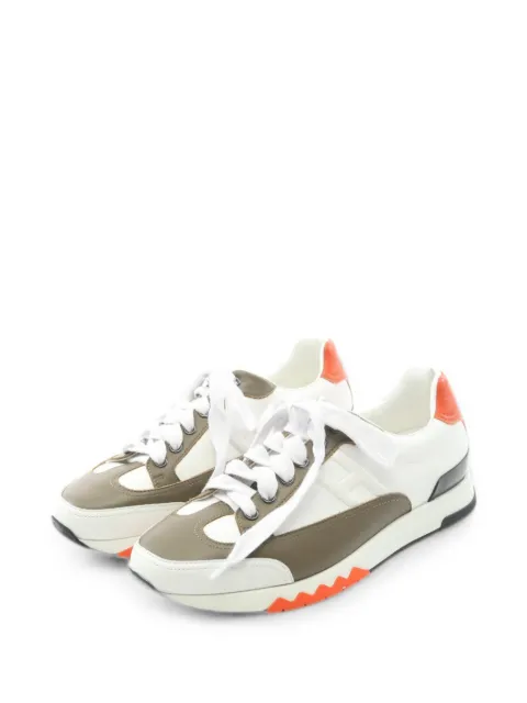Hermès Pre-Owned 2010s Trail leather sneakers