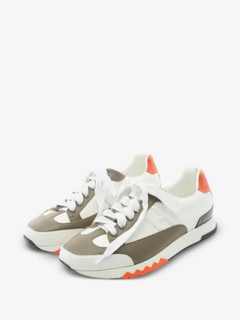 Hermès Pre-Owned 2010s Trail leather sneakers