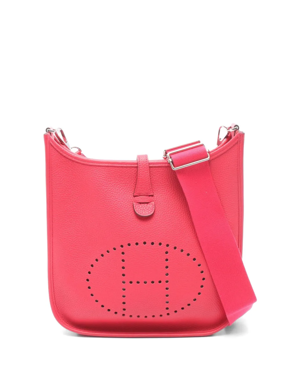 Hermès Pre-Owned 2019 PM Evelyne 3 leather shoulder bag - Rosa