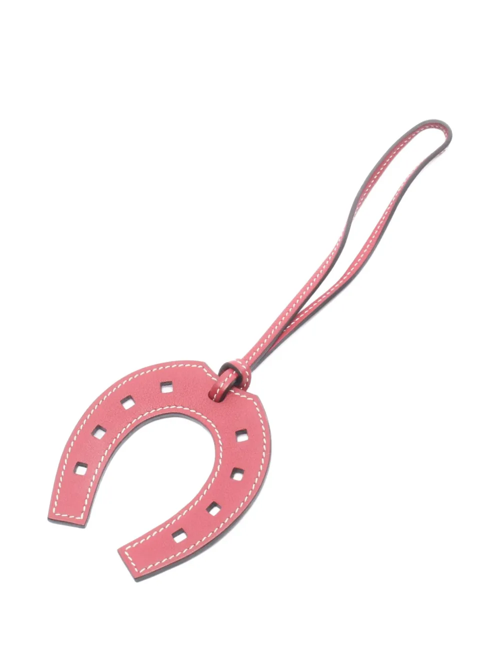 Hermès Pre-Owned 2010s Paddock Cheval horseshoe bag charm - Rosso