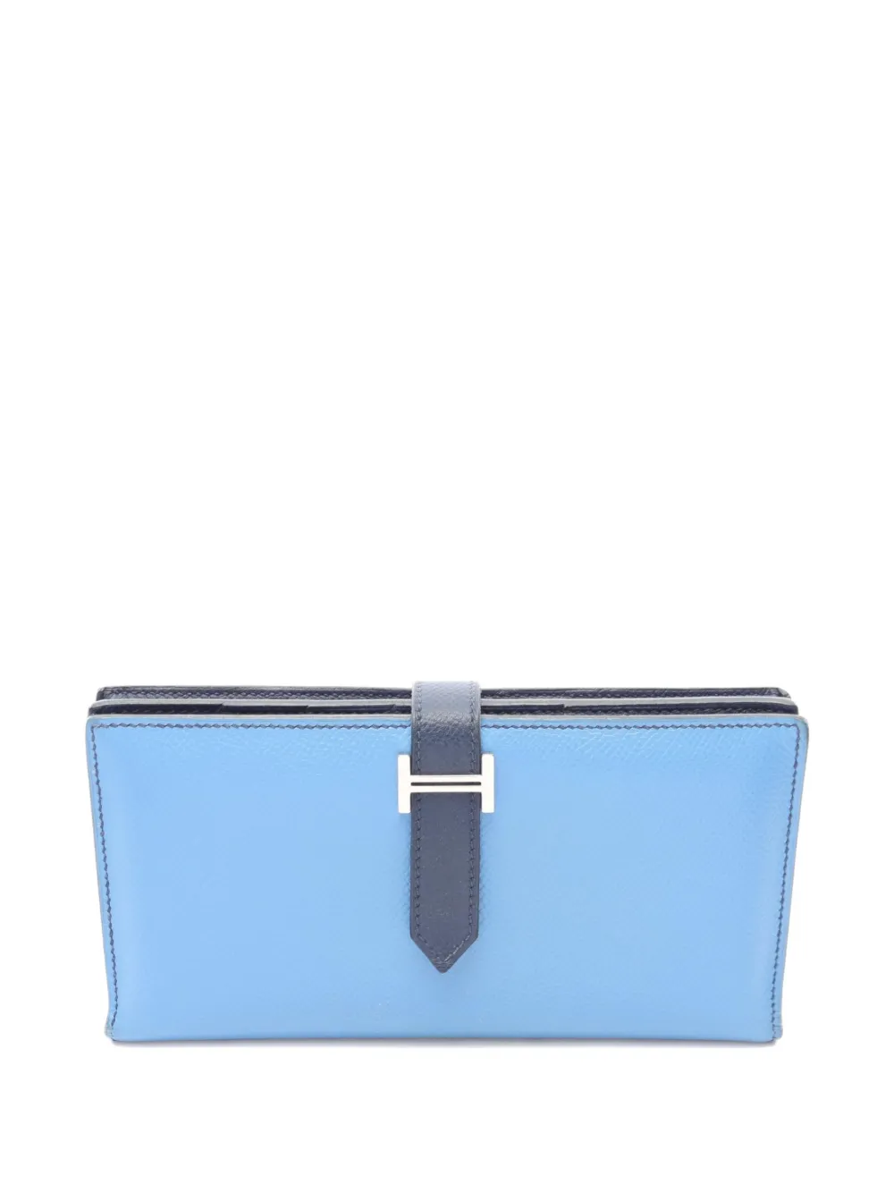 Hermès Pre-Owned 2015 Béarn Soufflet bi-fold wallet - Blu