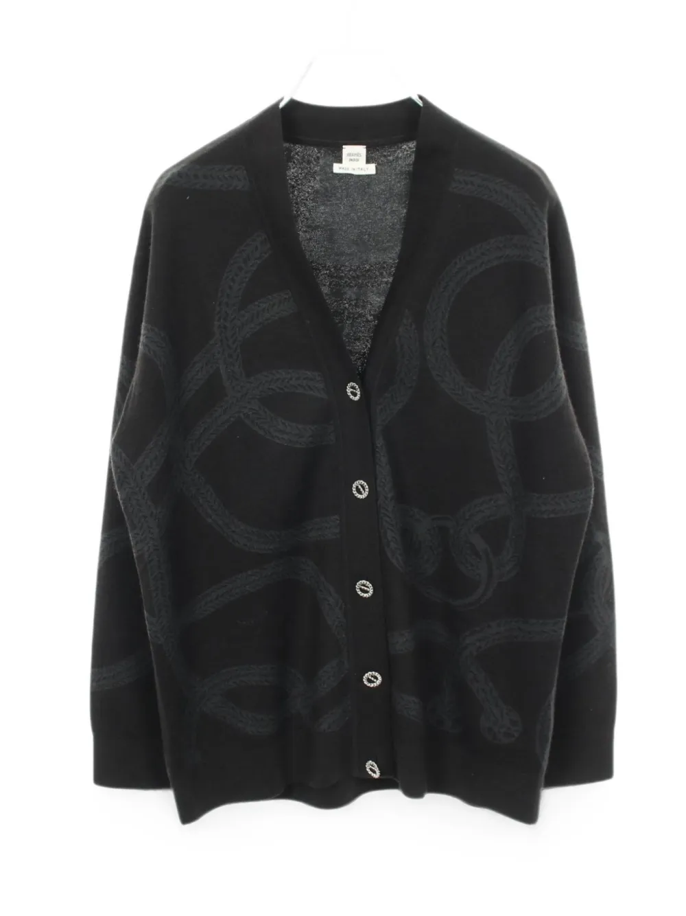 Hermès Pre-Owned 2010s Palefroi Remix Cardigan - Schwarz