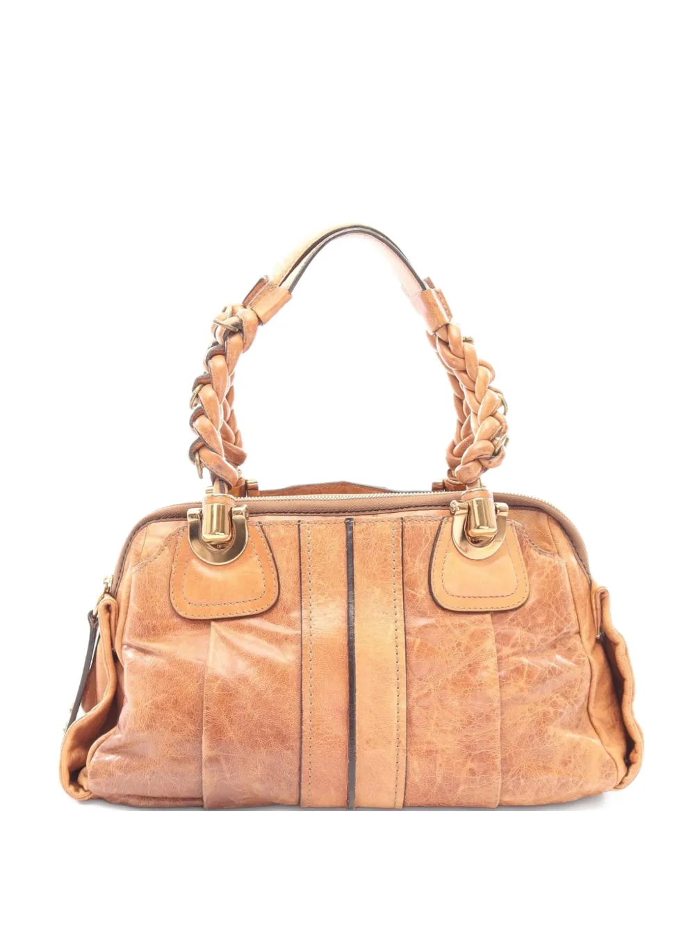Chloé Pre-Owned 2000s Eloise braided handbag - Marrone