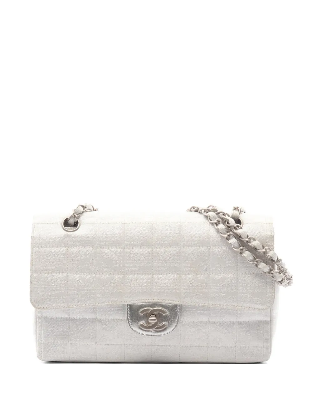 CHANEL Pre-Owned 2000-2002 New Travel Line shoulder bag - Argento
