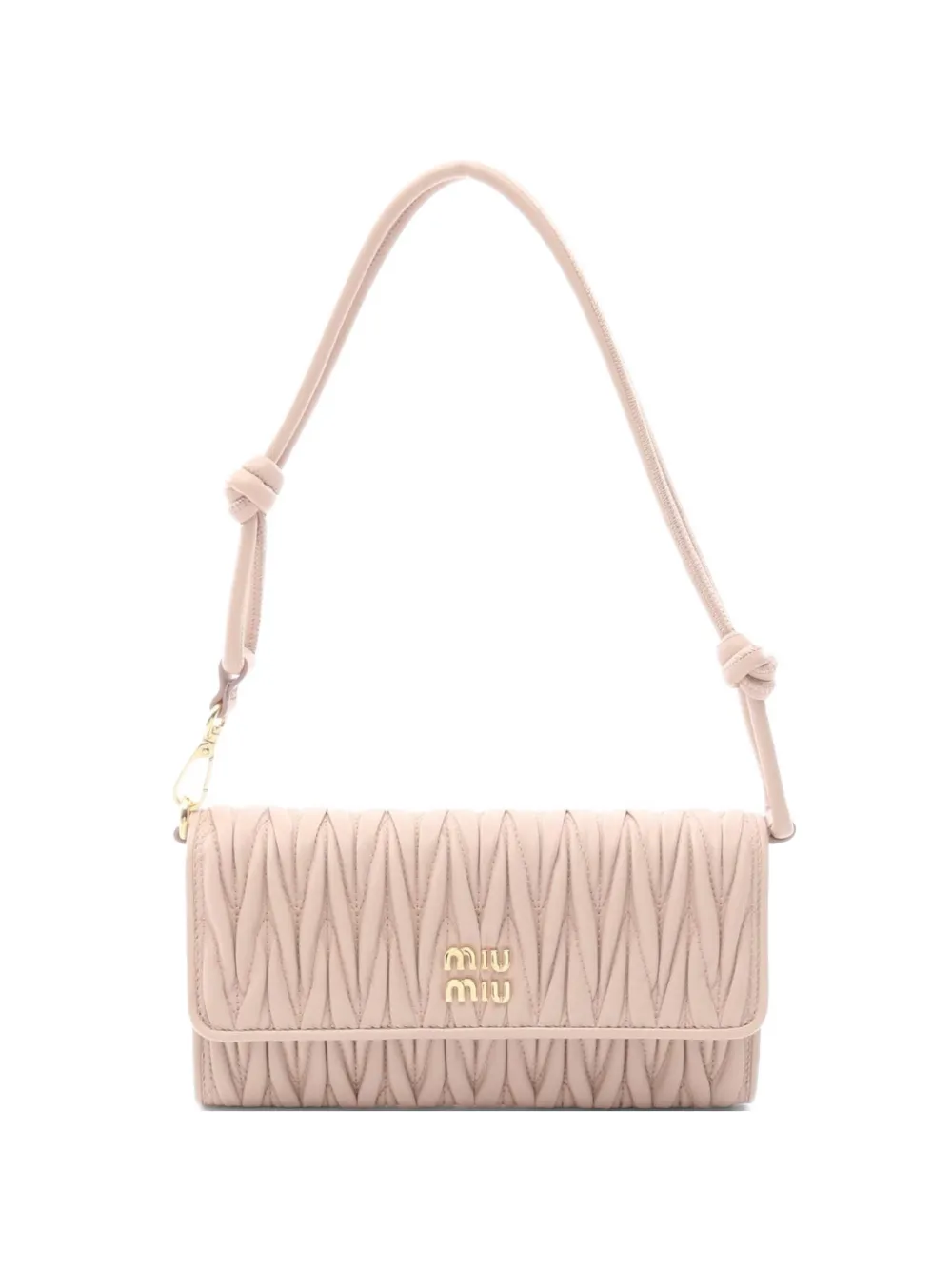 Miu Miu Pre-Owned 2020s matelassé leather mini bag - Rosa