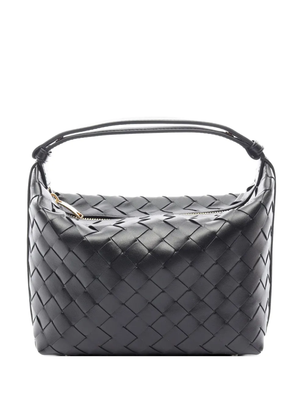 Bottega Veneta Pre-Owned mini Wallace intrecciato handbag - Schwarz
