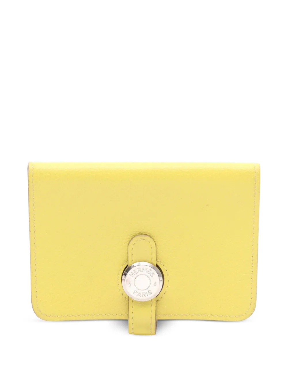 Hermès Pre-Owned 2019 Dogon card holder - Giallo