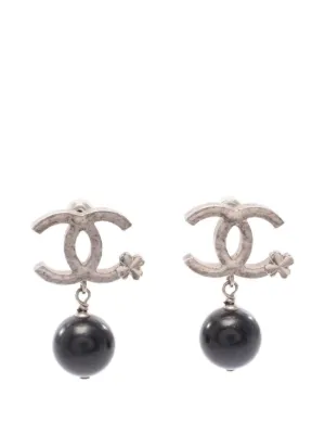 CHANEL Pre-Owned 1990-2000s リボン ブローチ | ブラック | FARFETCH JP