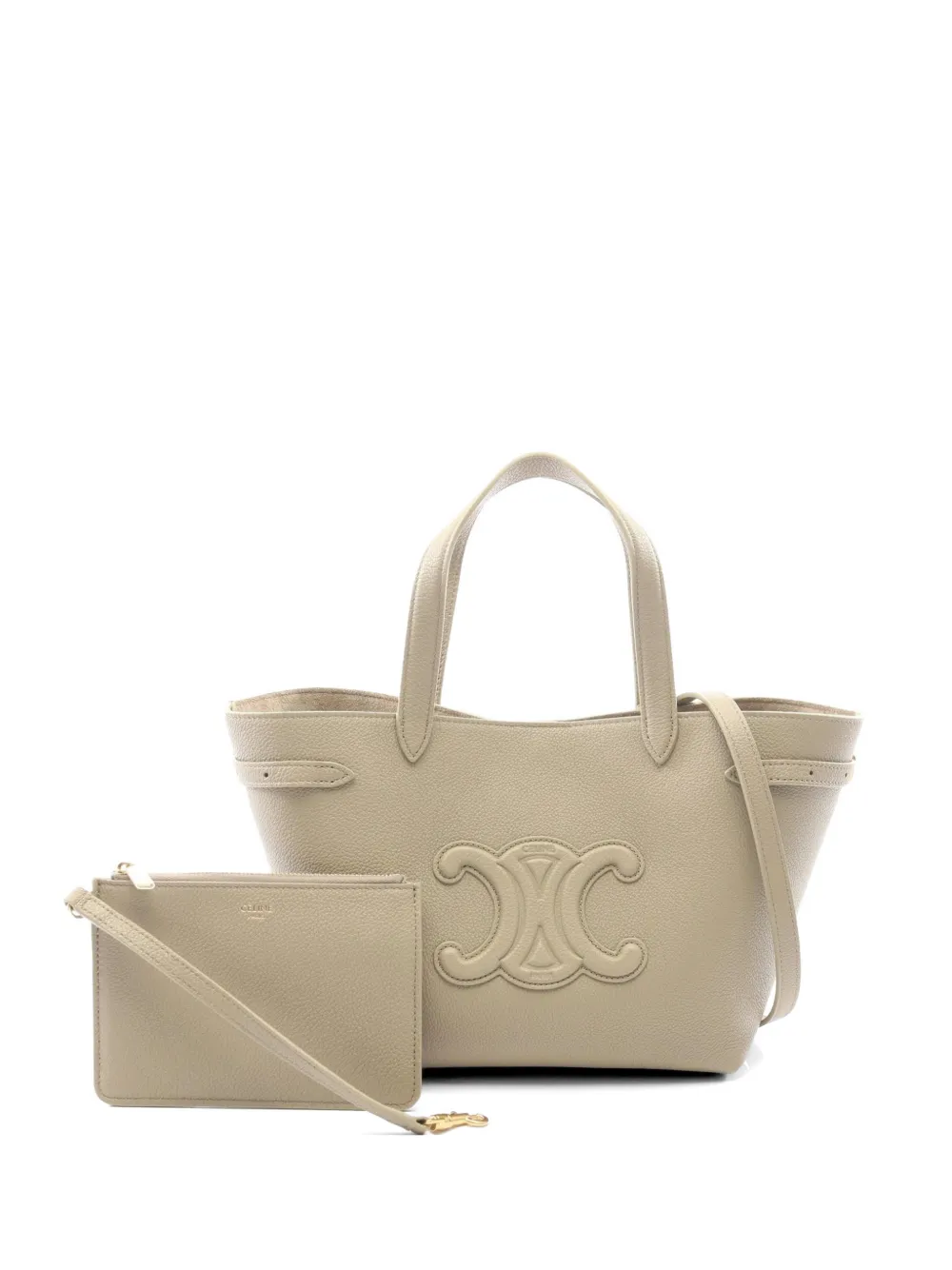 Celine Pre-Owned mini Hippopotamus Anais Triomphe tote bag - Toni neutri