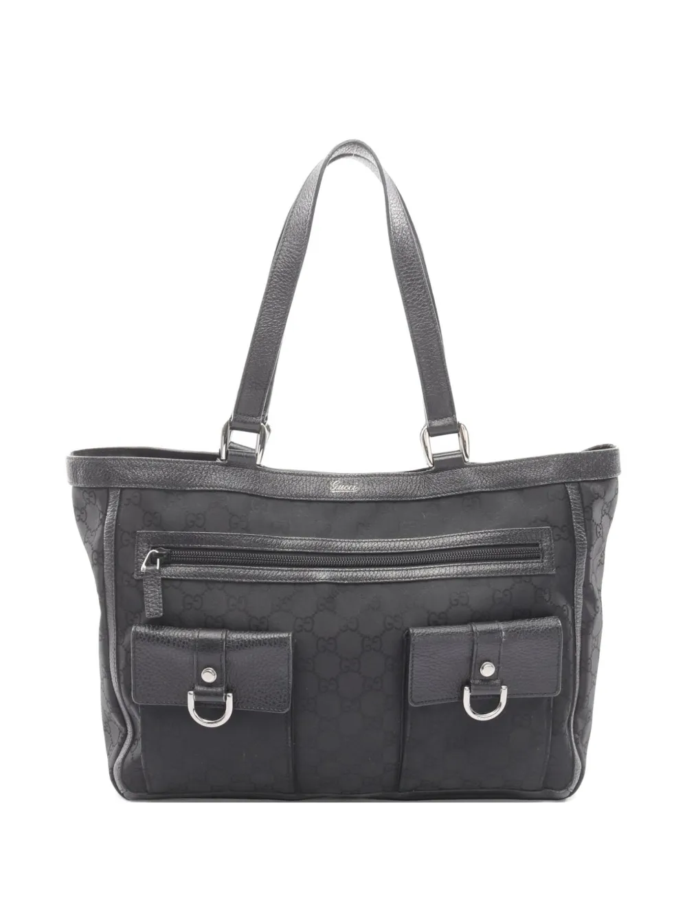 Gucci Pre-Owned 2000s Abby patterned tote bag - Nero