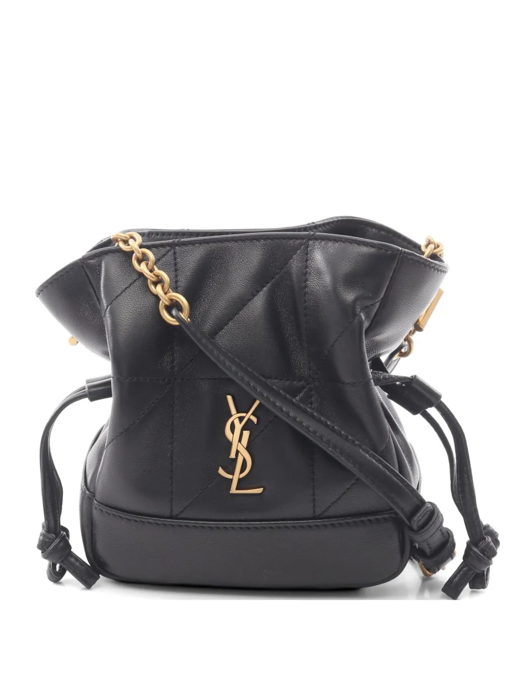 Saint Laurent Pre-Owned mini Jamie quilted shoulder bag - Schwarz