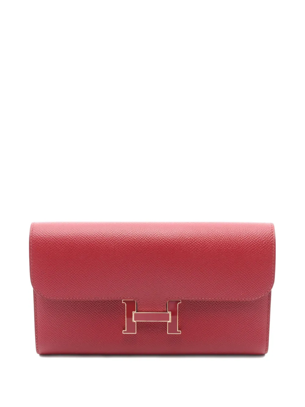 Hermès Pre-Owned 2017 Constance Long bi-fold wallet - Rosso