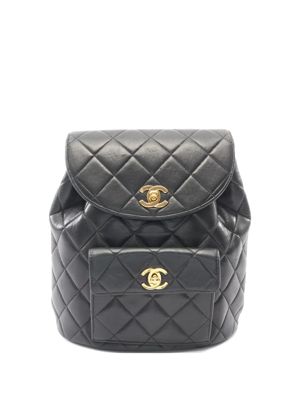 CHANEL Pre-Owned 2000s Matelassé leather backpack - Nero