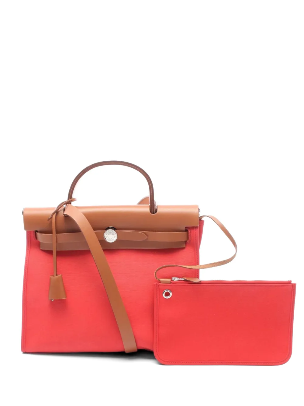 Hermès Pre-Owned 2018 Herbag Zip PM two-way handbag - Rosso