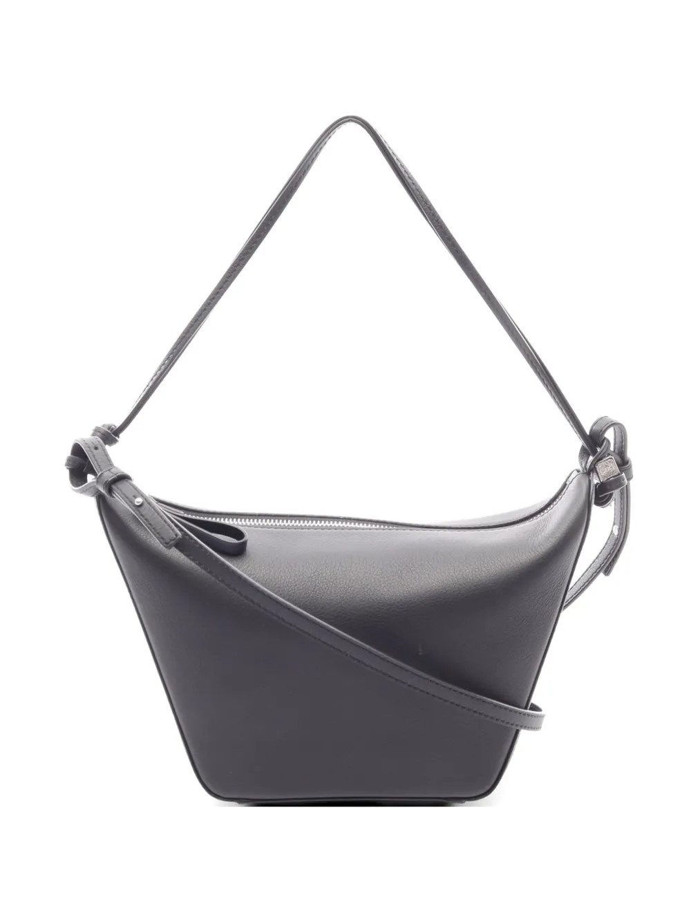 Loewe Pre-Owned 2010s mini Hammock leather tote bag - Nero
