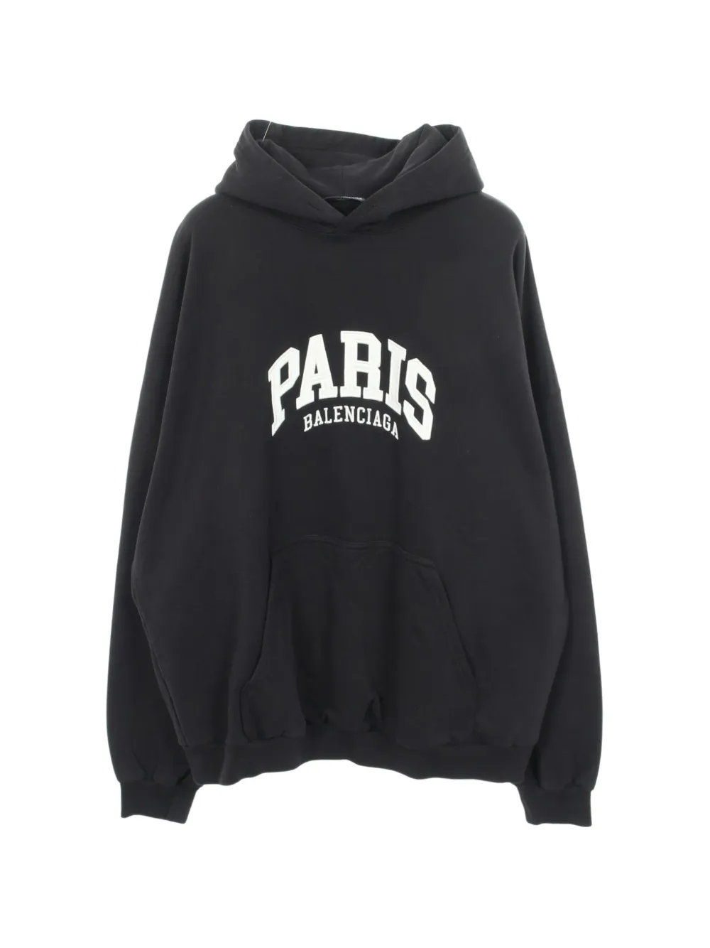 Balenciaga Pre-Owned 2010s logo-embroidered hoodie - Nero