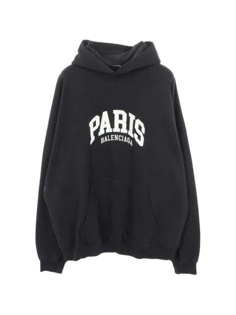 Balenciaga Pre-Owned hoodie en coton à logo brodé (années 2010)
