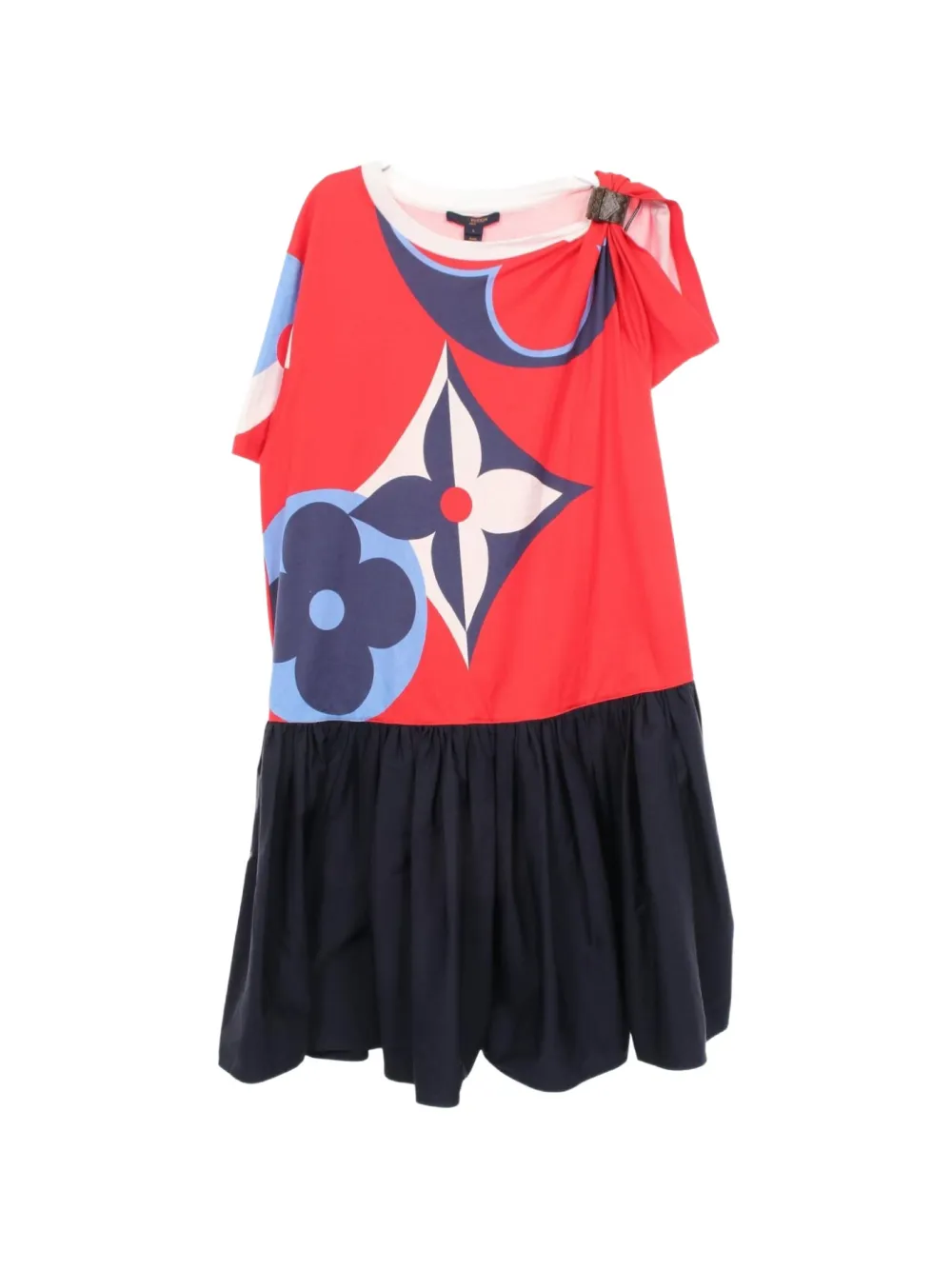 Louis Vuitton Pre-Owned 2010s Game On asymmetrical mini dress - Rosso