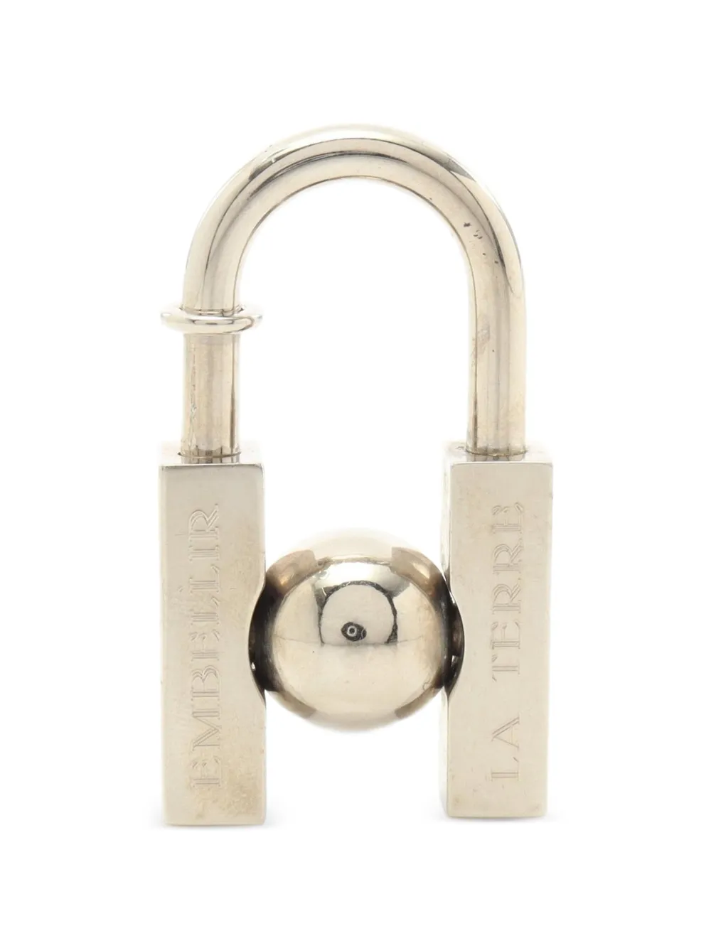 Hermès Pre-Owned 2001 L'Homme Peut Embellir La Terre bag charm - Argento