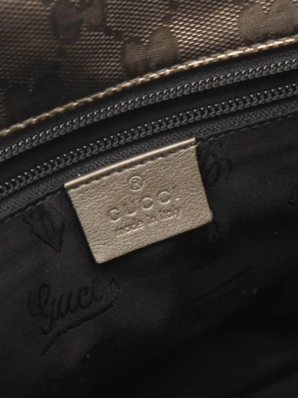 メンズ 人気 GUCCI ショルダーバッグ GG インプリメ 黒 レザー ロゴ