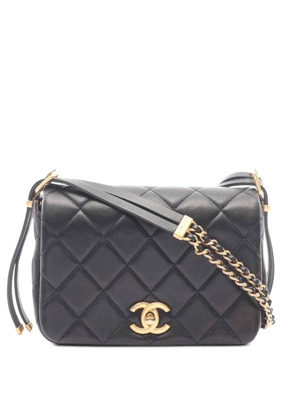 CHANEL Pre-Owned 2021 quilted leather shoulder bag - Nero
