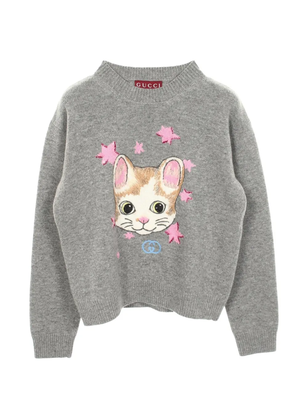 Gucci Pre-Owned 2010s Yuko Higuchi Interlocking G Sweater | Grey