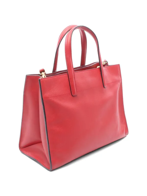 Prada Pre-Owned 2010s サフィアーノレザー ハンドバッグ | レッド 