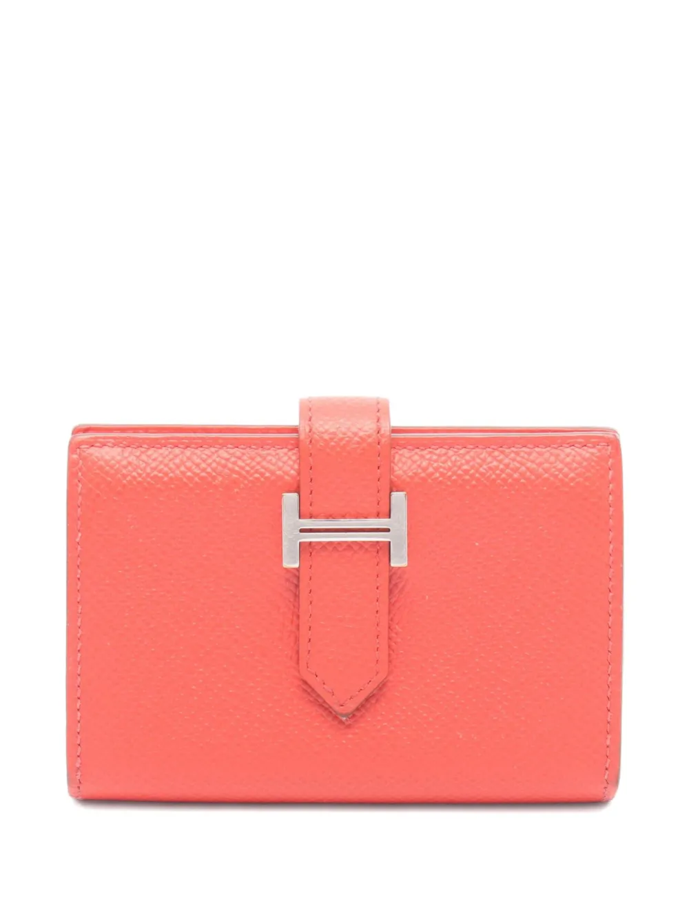 Hermès Pre-Owned 2018 Béarn mini card case - Arancione