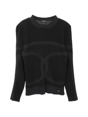 Christian Dior Pre-Owned 2010s J'ADIOR 8 Knit Sweater | Black