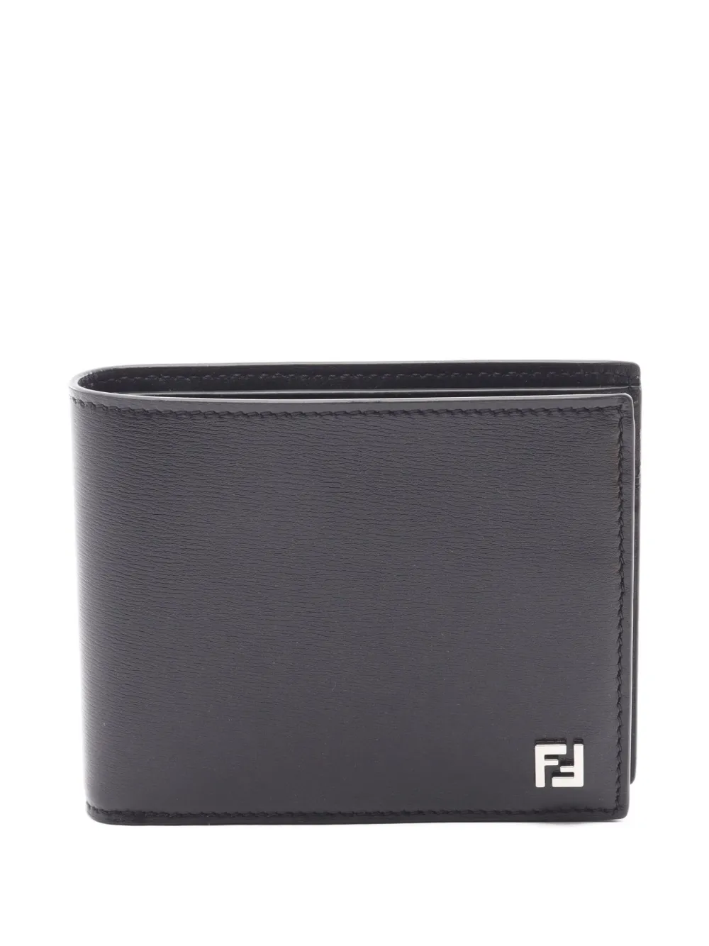 Fendi Pre-Owned 2020s FF Squared bi-fold wallet - Nero