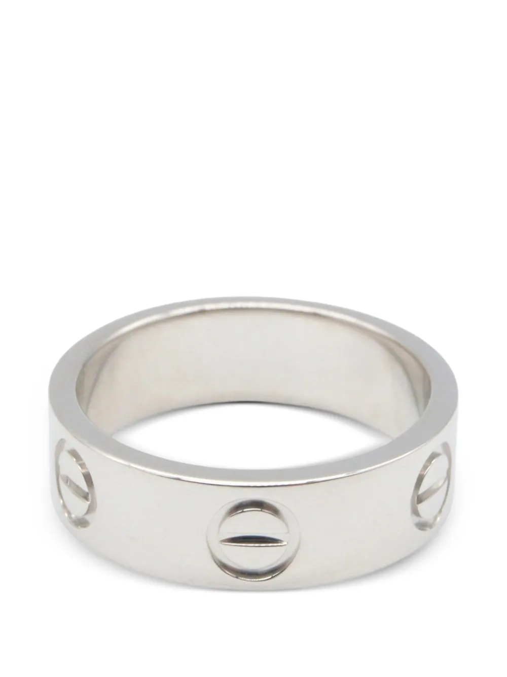 Cartier 2010s Love screw-motif ring - Silber
