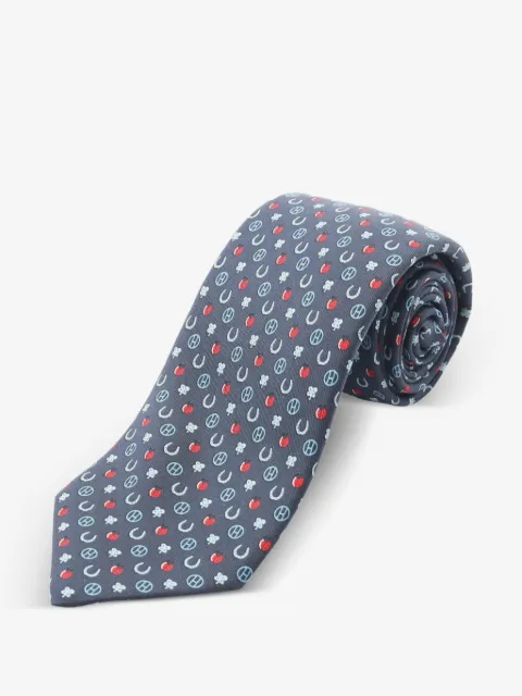 Hermès Pre-Owned patterned silk tie