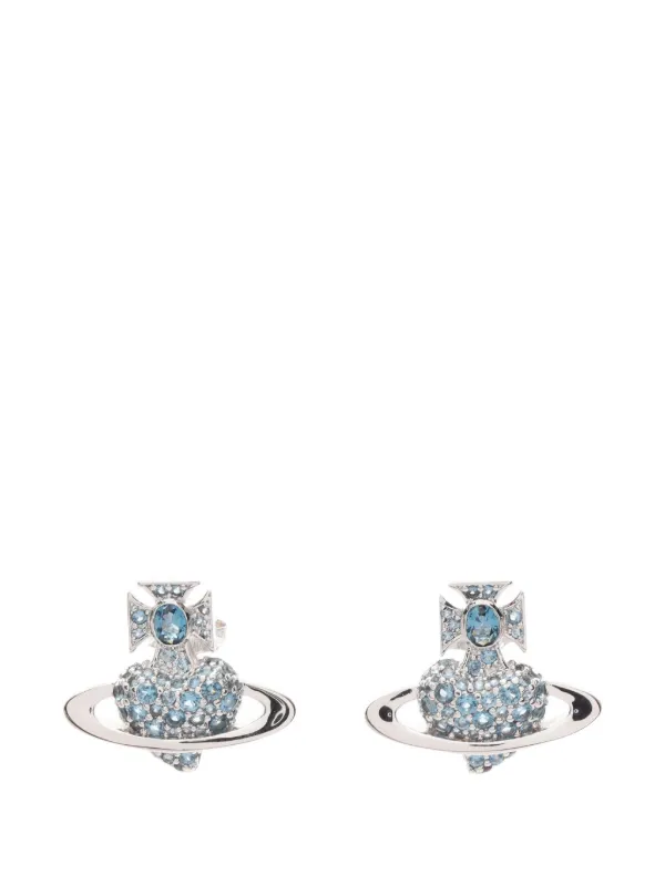Vivienne Westwood Pre-owned 20s Agnatha Orb Earrings in Silver