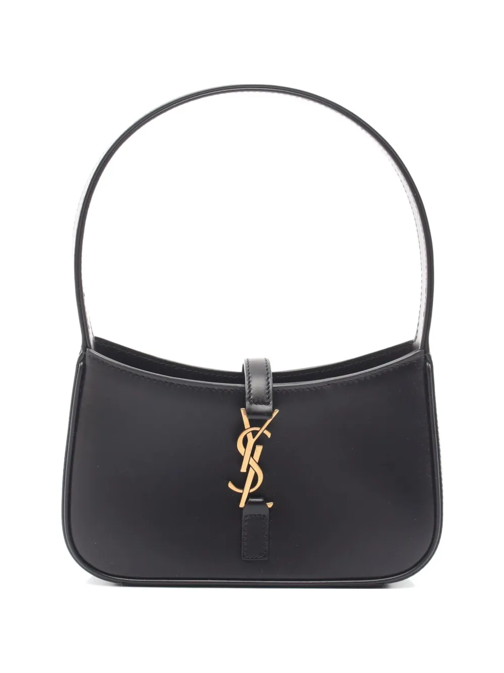 Saint Laurent Pre-Owned 2020s LE 5 À 7 leather shoulder bag - Nero