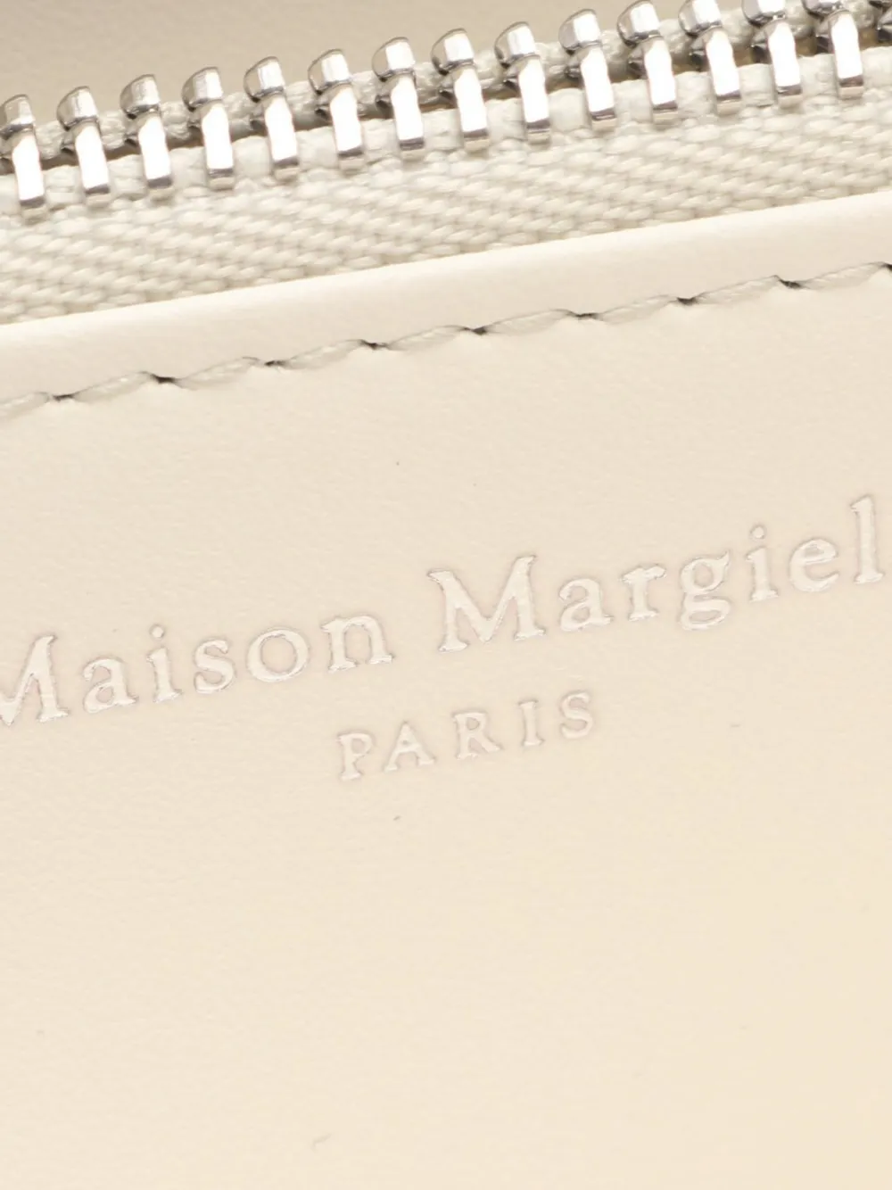 Maison Martin Margiela Pre-owned 2020s Zip-around Wallet in Neutrals, view 4