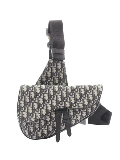 Christian Dior Pre-Owned 2010s Saddle Oblique-jacquard body bag