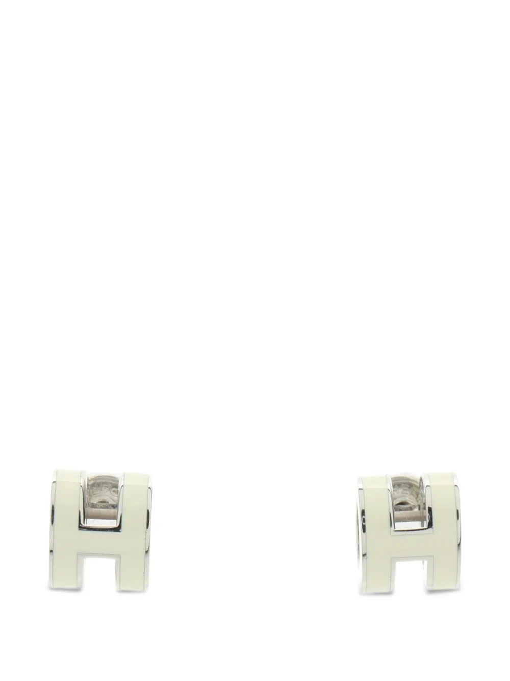 Hermès Pre-Owned Mini Pop H earrings - Argento