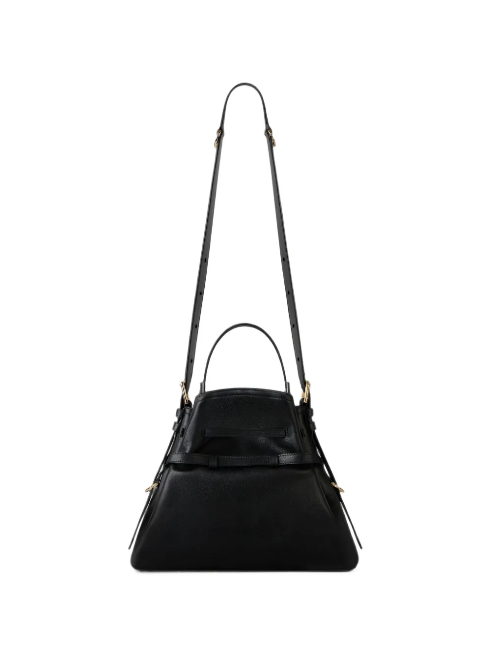 Givenchy Kleine Voyou Bucket-tas van glanzend leer Zwart