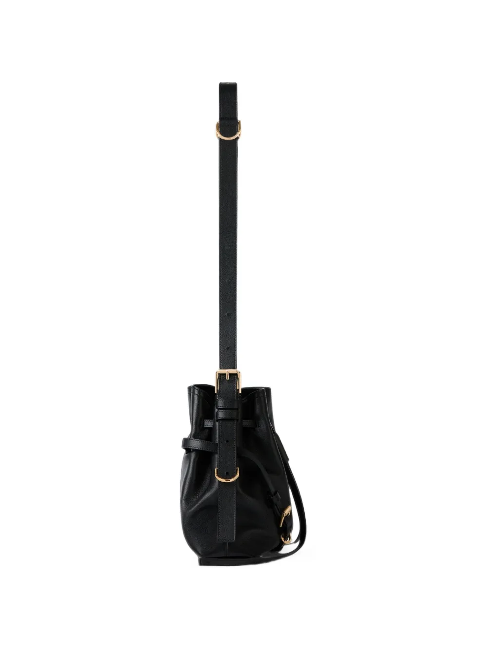 Givenchy Kleine Voyou Bucket-tas van glanzend leer Zwart