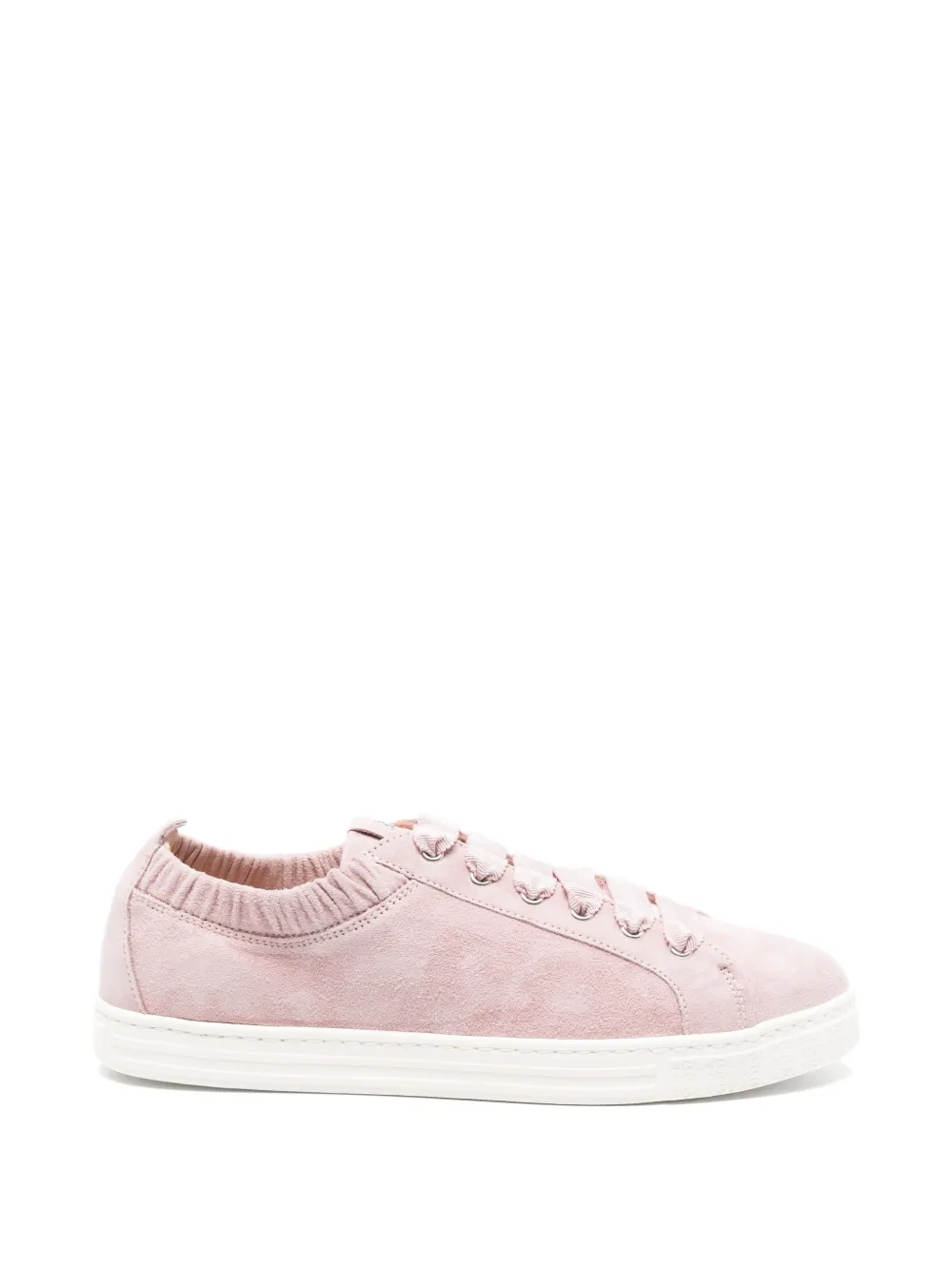 AGL Suzie ruffled-collar sneakers Roze