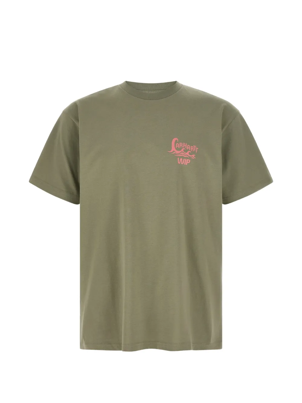 Carhartt WIP T-shirt in cotone con logo - Verde