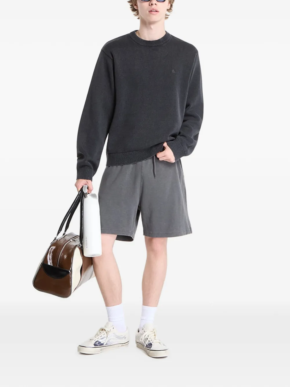 Carhartt WIP Harper shorts met ballonpijpen Grijs